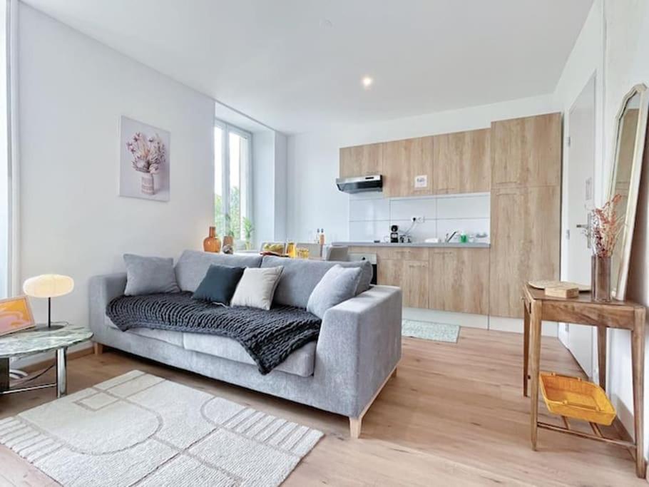 1 Appartement 3P Ideal Famille Travail Renove Lumineux Parking Gratuit Mülhausen Exterior foto